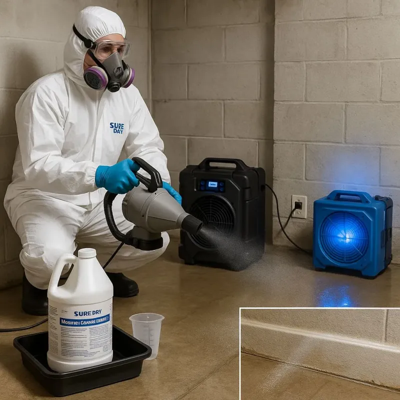 Sanitization and Odor Removal process in Piscataway, NJ